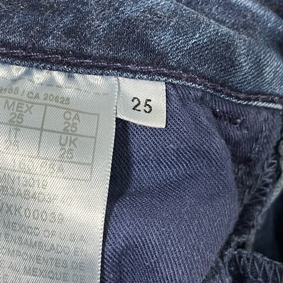 Guess 1981 Skinny Jeans Blue Stretch Denim Size 25 - Picture 10 of 13